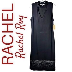NWT RACHEL ROY Sleeveless Choker V-Neck Dress, Size XL